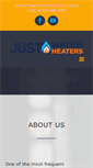 Mobile Screenshot of justwaterheaterstucson.com